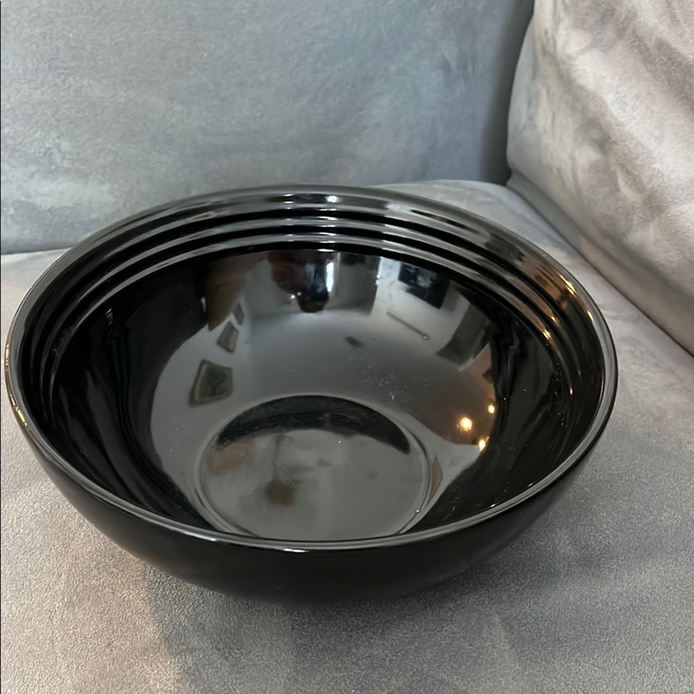Le Creuset Black serving bowl